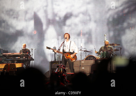 Paul Mc Cartney, giocare al River Plate Stadium di Buenos Aires, Argentina al 'Up e prossimi tour 2010" Foto Stock