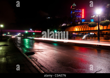 Le ore notturne a Casino Niagara in Niagara Falls Ontario Foto Stock