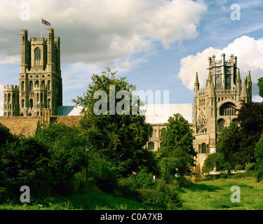 Cattedrale di Ely Cambridgeshire Inghilterra Foto Stock