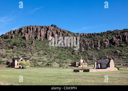 Edifici a Fort Davis National Historic Site Texas USA Foto Stock