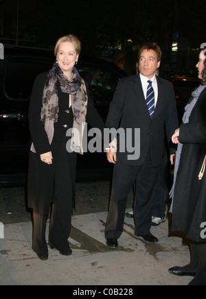 Meryl Streep, Don Gummer celebrità a "i leoni per gli agnelli" proiezione al MOMA di New York City, Stati Uniti d'America - 04.11.07 Foto Stock