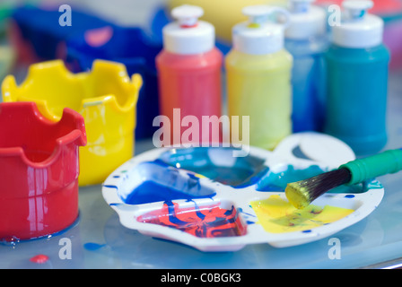 Vernici per bambini Foto Stock