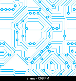 La circuiteria di perfetta come sfondo una texture arte Foto Stock