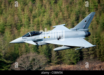 Typhoon fornirà la RAF con un multi-ruolo di aerei da combattimento, in grado di essere schierato in uno spettro completo di operazioni aeree Foto Stock