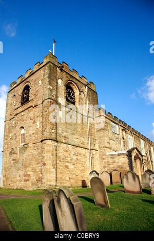 St Marys Chiesa Whitby North Yorkshire England Regno Unito Regno Unito Europa Foto Stock