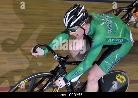 Martyn Irvine (Irlanda). Mens Omnium. UCI via Coppa del mondo. Manchester Velodrome Foto Stock