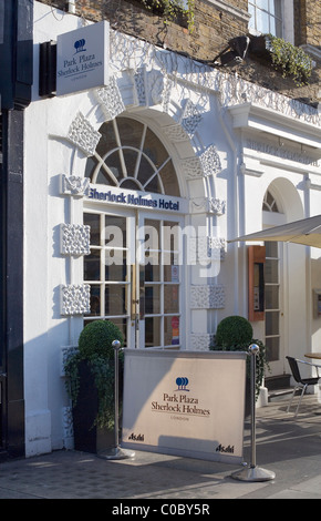 Hotel Park Plaza Sherlock Holmes, Baker Street, Marylebone, London, Regno Unito, Europa Foto Stock