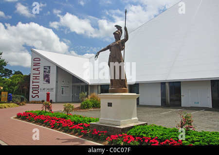 Southland Museo e Galleria d'arte, Gala Street, Invercargill, Southland, Isola del Sud, Nuova Zelanda Foto Stock