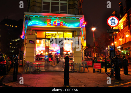 Ed è facile Diner in Little Italy, Soho, Londra Foto Stock