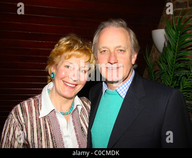 Neil e Christine Hamilton "Pranzo con Marlene" premere la notte presso il New End Theatre di Londra, Inghilterra - 28.03.08 Foto Stock