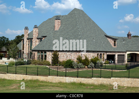 Real estate al giro 18 Golf Dallas, 8718 Amen Corner, Flower Mound, Texas, Stati Uniti d'America. Foto Stock