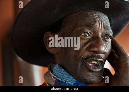 Ritratto del figlio cantante folk vecchia Havana Foto Stock