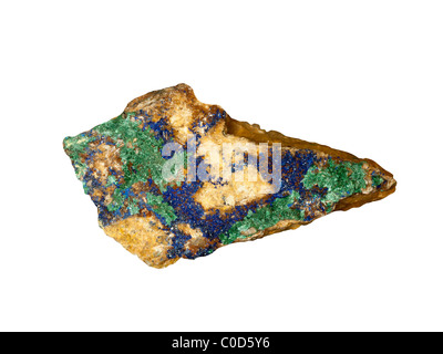 Azurite e Malachite minerali Africa Sett. Foto Stock