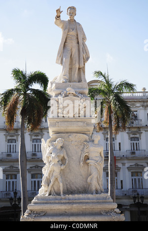 Statua di Jose Marti in Havana Cuba Foto Stock