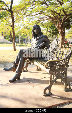 Statua di John Lennon di Cuba in Havana Cuba Foto Stock