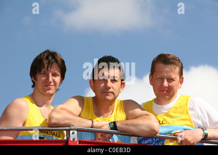 Marshall Lancaster, John Altman, Bill Turnbull BUPA 10K eseguire Manchester, Inghilterra - 18.05.08 247immagini/ Foto Stock