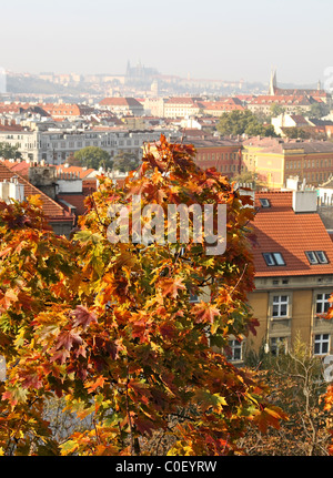 Autunno a Praga Foto Stock