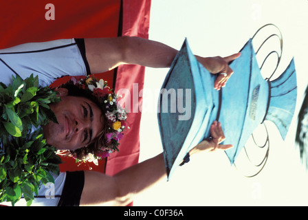 Kelly Slater 1994 Pipemasters champion Foto Stock