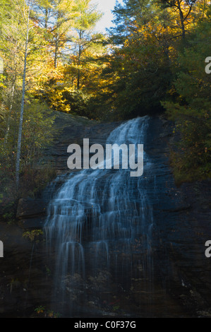 Bridal Veil Falls vicino Highlands, North Carolina, STATI UNITI D'AMERICA Foto Stock