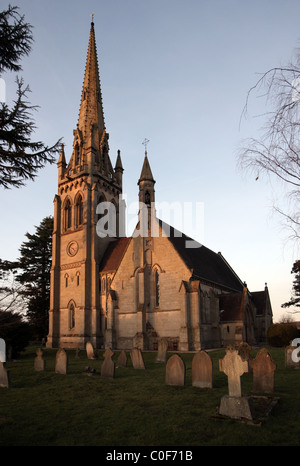 Chiesa parrocchiale di Santa Trinità, Leaton, Shropshire Foto Stock