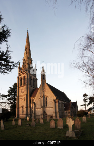 Chiesa parrocchiale di Santa Trinità, Leaton, Shropshire Foto Stock