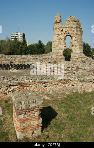 Castra Martis, fortezza romana (castra) nella provincia romana di Dacia, sul sito moderno di Kula, nella regione di Vidin, Bulgaria Foto Stock