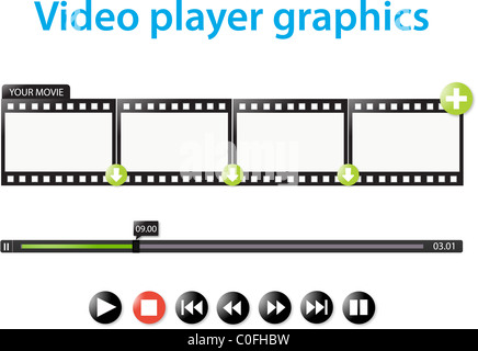 Il lettore video graphics Foto Stock