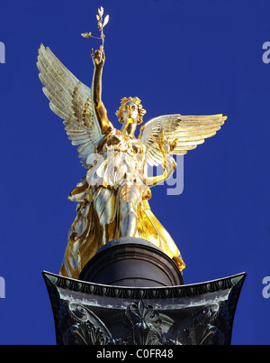 Angelo della Pace statua Friedensengel) di Monaco di Baviera, Germania, Europa Foto Stock