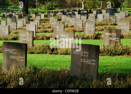 In Germania il Cimitero di Guerra, Cannock Chase, Staffordshire, Regno Unito Foto Stock