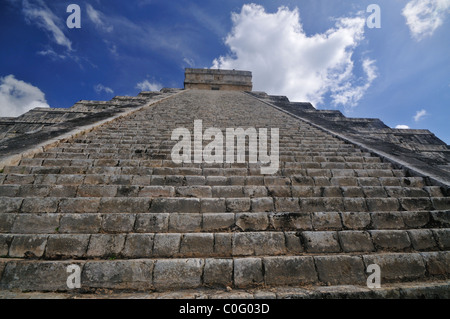 El Castlillo piramide a Chichen Itza Foto Stock