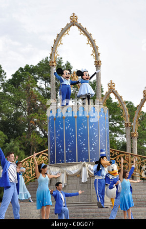 Topolino e Minnie Mouse mostra, Disney, Orlando, Florida, Stati Uniti d'America Foto Stock