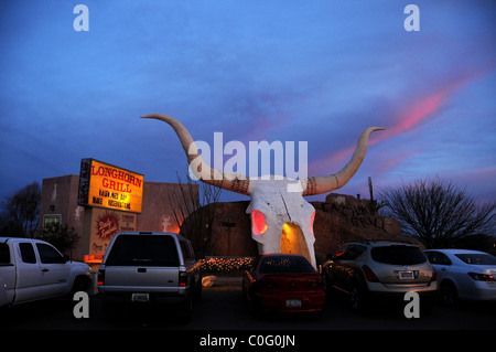 Il Longhorn Grill attira una folla di Amado, Arizona, Stati Uniti. Foto Stock