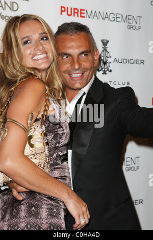 Ira Audigier e Christian Audigier Grand Apertura di 'Christian Audigier Nightclub' al Treasure Island hotel casino Las Foto Stock