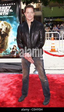 Brendan Fraser arrivi al "Viaggio al centro della Terra' premiere di Los Angeles, California - 29.06.08 Foto Stock