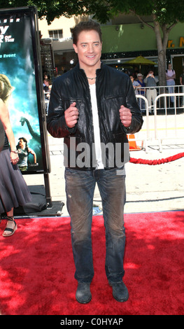 Brendan Fraser arrivi al "Viaggio al centro della Terra' premiere di Los Angeles, California - 29.06.08 Foto Stock