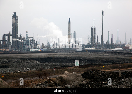 Petro-opere chimiche su Teesside, Inghilterra Foto Stock