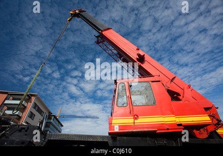 Lokomo ( MS 335 N ?? ) Cabina e braccio della gru a braccio , Finlandia Foto Stock