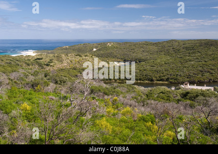 Foce del Fiume Margaret, Southwest Australia Occidentale Foto Stock