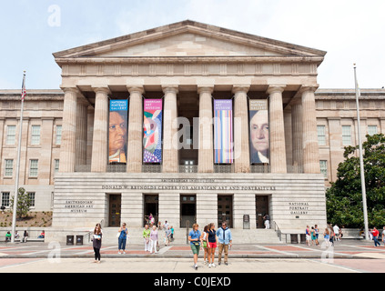 La National Portrait Gallery di Washington, D.C. Foto Stock