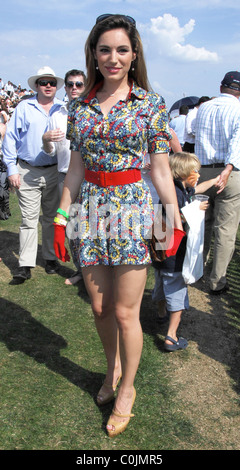 Kelly Brook Cartier Polo internazionale torneo tenutasi a le guardie Polo Club in Windsor. Londra, Inghilterra - 27.07.08 Foto Stock