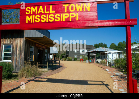 Piccola città del Mississippi è una funzione del Mississippi agricoltura e silvicoltura Museum Situato in Jackson, Mississippi, Stati Uniti d'America. Foto Stock