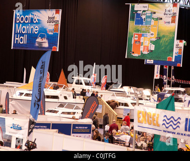 Tempo libero, caravan e Boat Show National Exhibition Centre di Birmingham. NEC n.c.a. Foto Stock