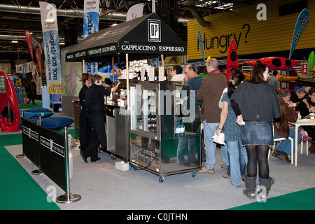 Tempo libero, caravan e Boat Show National Exhibition Centre di Birmingham. NEC n.c.a. Foto Stock