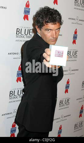 Antonio Banderas profumo di lancio per 'Blu seduzione' a Cedar Lake New York City, Stati Uniti d'America - 10.07.08 Foto Stock