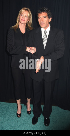 Melanie Griffith e Antonio Banderas profumo di lancio per 'Blu seduzione' a Cedar Lake New York City, Stati Uniti d'America - 10.07.08 Foto Stock