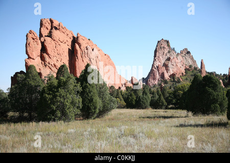 Giardino degli dèi, Colorado Foto Stock