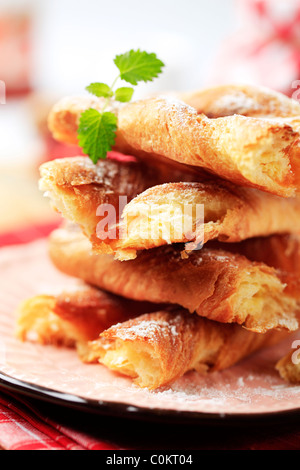 Pasta sfoglia con ripieno di inceppamento - dettaglio Foto Stock