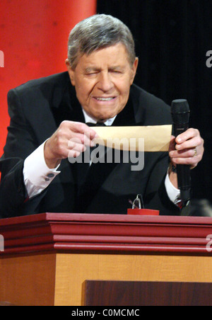 Jerry Lewis MDA Labor Day Telethon Live presso il South Point Hotel and Casino Las Vegas, Nevada - 31.08.08 Foto Stock