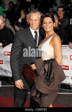 Gary Lineker e Danielle Bux presso l' orgoglio di Gran Bretagna' Awards a Londra Centro Televisivo,Londra Inghilterra - 30.09.08 Foto Stock