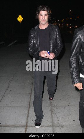 Brandon Davis al di fuori del Crown Lounge di Los Angeles, California - 11.06.08 RHS/ Foto Stock